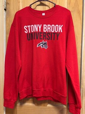 Red Crewneck Sweatshirt